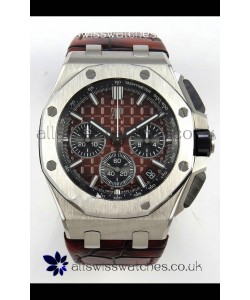 Royal Oak Offshore Chronograph 26420 Brown Dial Super Clone Watch 