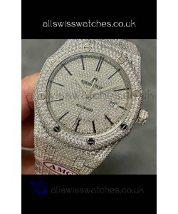 Royal Oak 15400 Iced Out Super Clone Edition 6 Super Clone Watch 