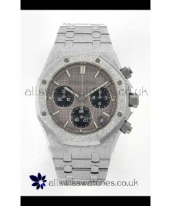Royal Oak Chronograph 26240BC Frosted Grey Dial Super Clone Watch