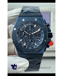 Royal Oak Offshore Blue DLC Coating Chronograph Super Clone Watch 