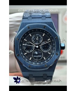 Royal Oak Perpetual Calendar Super Clone Blue Ceramic Replica Watch