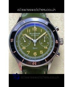 Blancpain Air Command Steel Casing Black Bezel Super Clone Watch 