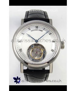 Breguet Classique Tourbillon Stainless Steel Roman Dial Super Clone Watch 