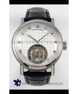 Breguet Classique Tourbillon Stainless Steel Roman Dial Super Clone Watch 