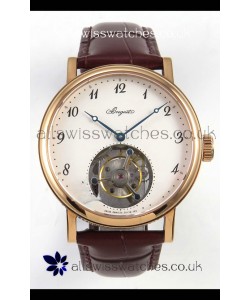 Breguet Classique Tourbillon Rose Gold Numerals Dial Super Clone Watch 