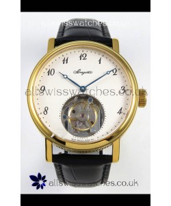 Breguet Classique Tourbillon Yellow Gold Numerals Dial Super Clone Watch 