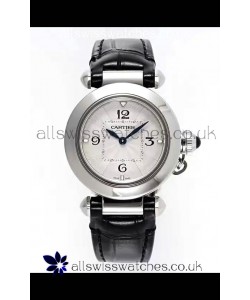 Pasha De Cartier Steel Casing Watch 30MM Super Clone Watch 