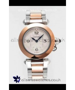Pasha De Cartier Two Tone Casing Watch 30MM Super Clone Watch 