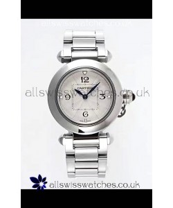 Pasha De Cartier Steel Casing Watch 30MM Super Clone Watch 