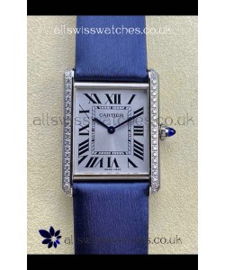 Cartier Tank Louis 25MM Swiss Quartz Movement Blue Strap 