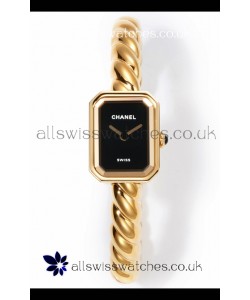Chanel Premiere Galon Gold Swiss Quartz Watch 