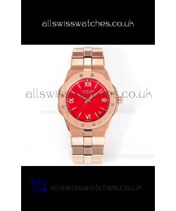 Chopard Alpine Eagle Rose Gold Red Dial Super Clone Replica Watch