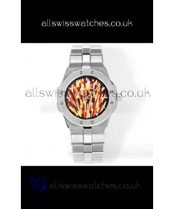 Chopard Alpine Eagle Stainless Steel Fiery Dial Super Clone Replica Watch