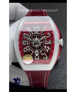 Franck Muller Vanguard Yachting White Ceramic Super Clone Watch 