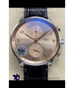 IWC Portuguese Chronograph Champange Dial Super Clone Watch 
