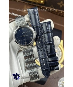 Omega De Ville Automatic 34MM Blue Dial Steel Case Super Clone Watch 