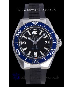 Omega Seamaster Planet Ocean Blue Bezel Rubber Strap 42MM Super Clone Watch 