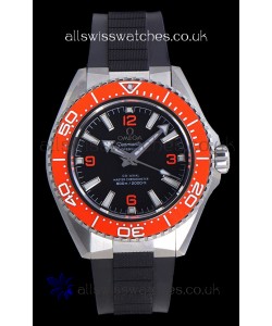 Omega Seamaster Planet Ocean Orange Bezel Rubber Strap 42MM Super Clone Watch 