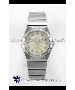 Omega Constellation 28MM Pearl Textured Dial QUARTZ Super Clone Watch 