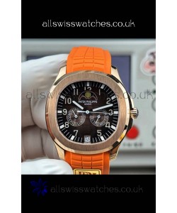 Patek Philippe Aquanaut 5261 Rose Gold Brown Dial Swiss Replica Watch