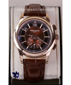 Patek Philippe 5205 Complications Moonphase Brown Dial Super Clone Watch 