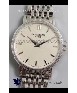 Patek Philippe Calatrava 5120G Stainless Steel White Dial Super Clone Watch 
