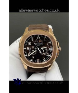 Patek Philippe Aquanaut 5261 Rose Gold Brown Dial Swiss Replica Watch