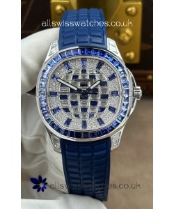 Patek Philippe Aquanaut Luce 5268/461G-001 Sapphires & moissanite Super Clone Watch 