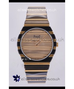 Piaget Polo 79 Two Tone Rose Gold/Black Casing 39MM Super Clone Watch 