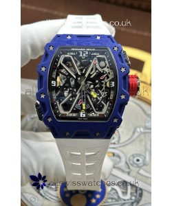 Richard Mille RM35-03 Rafael Nadal Edition Blue Quartz TPT Super Clone Watch 