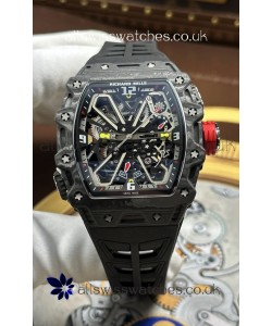 Richard Mille RM35-03 Rafael Nadal Edition Black Carbon Super Clone Watch 