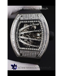 Richard Mille 59-01 Iced Out Casing Super Clone Watch 