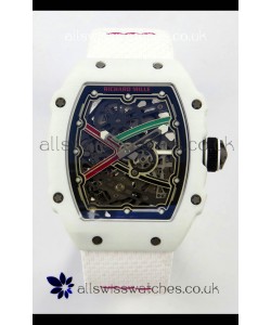 Richard Mille RM67-02 White NTPT 37 Grams CRMA7 Clone Movement 
