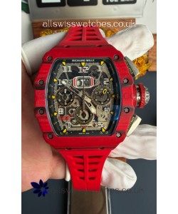 Richard Mille RM11-03 Red Carbon TPT Case Super Clone Watch 
