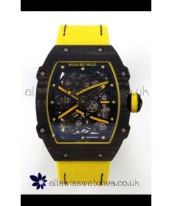 Richard Mille RM67-02 Black NTPT Velcro Strap CRMA7 Clone Movement 