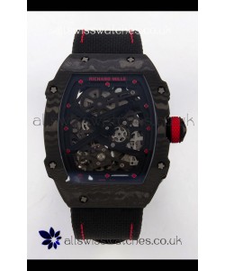 Richard Mille RM67-02 Black NTPT Velcro Strap CRMA7 Clone Movement 