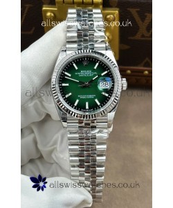 Rolex Datejust 126234 Ombre Green Dial Jubilee Super Clone Watch 41MM