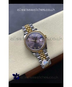 Rolex Super Clone Datejust 31MM Pink Dial Yellow Gold Super Clone Watch 