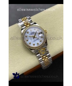 Rolex Super Clone Datejust 31MM Pearl Dial Yellow Gold Super Clone Watch 