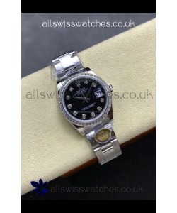 Rolex Super Clone Datejust 31MM Black Dial Steel Case Super Clone Watch 