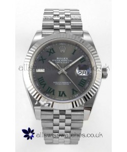 Datejust Super Clone 126334 Wimbledon 41MM FREE SPRUNG MVMNT 3235 Watch 