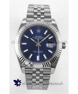 Datejust Super Clone 126334 Blue Dial 41MM FREE SPRUNG MVMNT 3235 Watch 