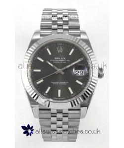 Datejust Super Clone 126334 Grey Dial 41MM FREE SPRUNG MVMNT 3235 Watch 