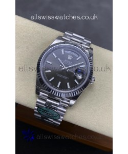 Rolex Day Date 228236 Stainless Steel Grey Dial Super Clone Watch 