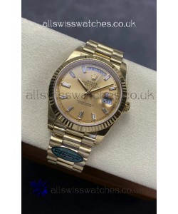 Rolex Day Date 228238 Yellow Gold in Gold Dial Super Clone Watch 
