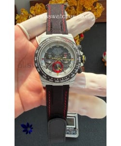 Rolex Daytona DiW Ocellaris Grey CarboQuartz Super Clone Watch 
