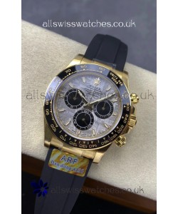 Rolex Daytona 126518 Yellow Gold Meteorite Dial FREE SPRUNG MVMNT Super Clone Watch 