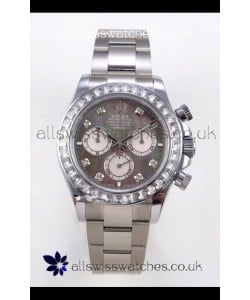 Rolex Daytona 126599 FREE SPRUNG MVMT White Gold Grey Pearl Super Clone Watch 