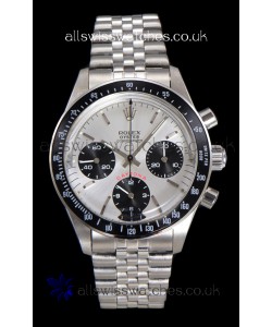 Rolex Daytona Paul Newman 37MM Steel Dial Manual Wind Super Clone Watch 