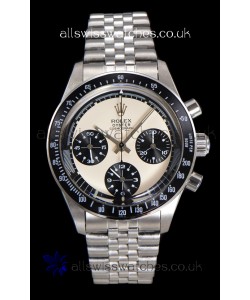 Rolex Daytona Paul Newman 37MM Cream Dial Manual Wind Super Clone Watch 